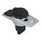 Perko Perko 10603B0DP Chrome-Plated 3-Pin Plug-In Light Base with 5 Degree Rake - 3.75" x 1.75" Base 10603B0DP - alternate 6